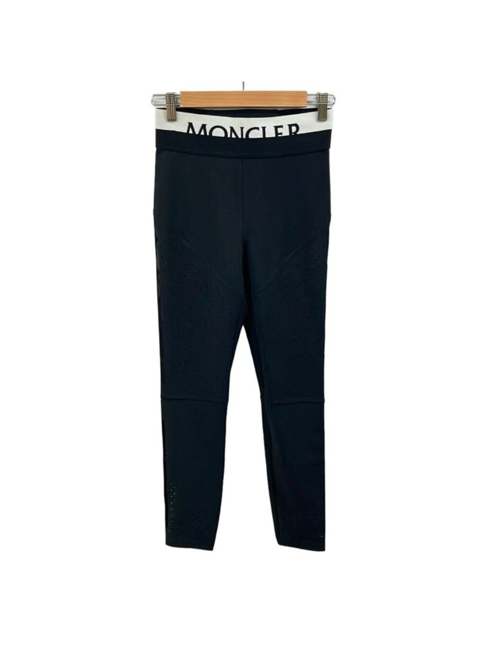 Moncler Dark Navy Black White Leggings